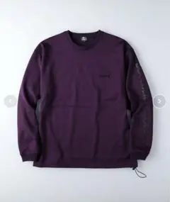 【CAMP7】バックエンボスロゴロンT パープル M