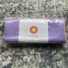 LAVA ヨガマット 紫色 ワッフル生地