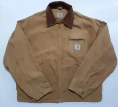レア！　カーハート　Carhartt 裏地なし デトロイト ジャケット　ブラウン