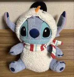 ディズニーストア スティッチ ぬいぐるみ 雪だるま