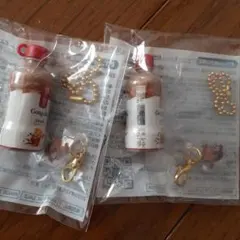 ゴンチャ キーホルダー2個　ミルクティー　セブンイレブン