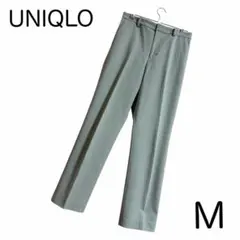 【ユニクロ】スマートアンクルパンツ 2WAYストレッチ（M）グリーン
