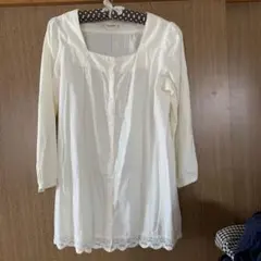 SM2 ナチュラルチュニックブラウス　前空きボタンのサムネイル