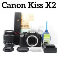 Canon kiss X2❤️ショット数少❤️初心者おすすめ✨デジタル一眼レフ