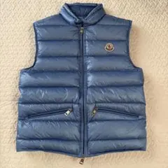 MONCLER ライトブルー ダウンベスト　サイズ0