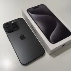 Apple iPhone15pro 256GB ブラックチタニウム