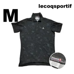 le coq sportif ルコック ポロシャツ 黒 M ゴルフ メンズ