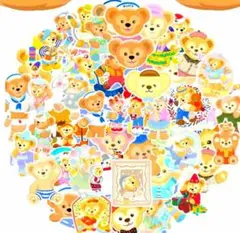 ダッフィースダッフィーシール　大サイズ　大量３０枚‼️