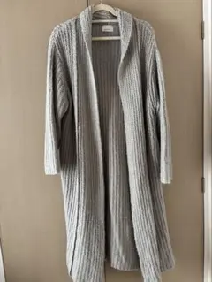 EGOIST グレー ニット ロングカーディガン