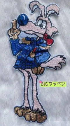 553.可愛いBIGスパンコールワッペン