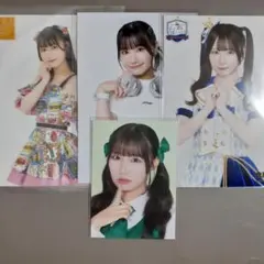SKE48 倉島杏実　推し武道トレカ+生写真3枚 セット