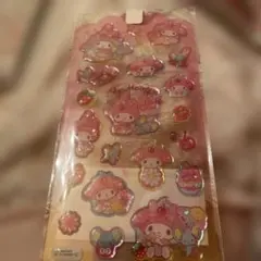 【正規品】新品未使用　マイメロディ ドロップジェリーシール　ぷっくりシール