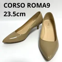 CORSO ROMA9 　 エナメル パンプス size37　23.5㎝