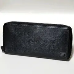 極美品✨カレント/L字 ラウンドジップ】ポーター 長財布 ブラック 人気