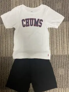 【120-130】セットアップCHUMS ホワイト Tシャツのサムネイル