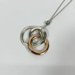 Tiffany ティファニー 1837 トリプルサークル メタル ネックレス