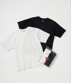 Hanes BIOTOP クルーネック Tシャツ 2枚セットのサムネイル