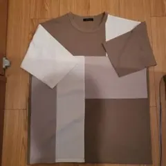 COMME CA ISM パネル切り替え Tシャツ Lサイズのサムネイル