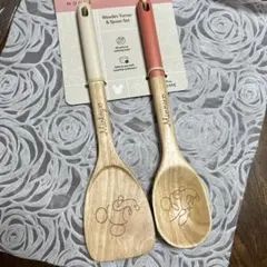 MEYER Disney ミッキー＆ミニー 木製ターナー＆スプーンセットのサムネイル
