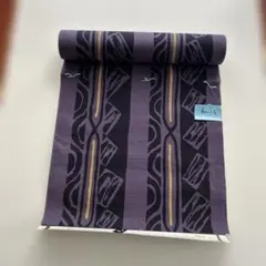 紫色・黒・黄色デザイン 浴衣、反物