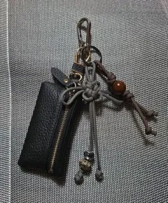 ハンドメイド　バックチャーム　キーケース　パラコード　じゃらじゃらキーホルダー