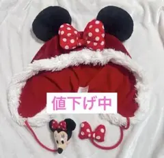 【美品、希少】ミニー クリスマス ファンキャップ