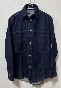 新品タグ付】ZARA ザラ オーバーサイズ デニム シャツジャケット インディゴ
