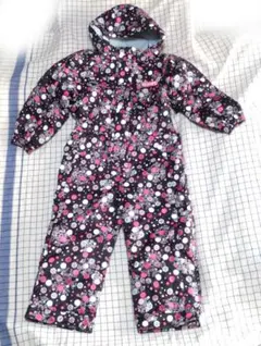 雪の結晶デザイン 子ども用スキーウェア　110cm