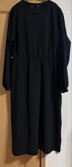 しまむら　ワンピース　Ｌ　ブラック