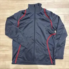 adidas トラックジャケット ジャージ Lサイズ ネイビー×レッド