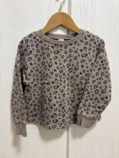 ヒョウ柄 トレーナー 110サイズ