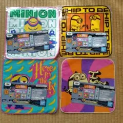 ミニオン タオル 4枚セット バンダイ