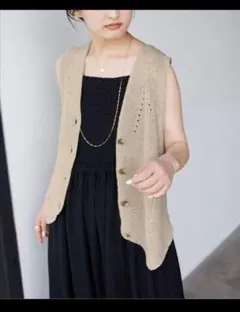 SLOBE IENA ニットジレ