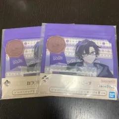 カラフルピーチ　一番くじ　ジッパーバッグ&ステッカー　もふ2点