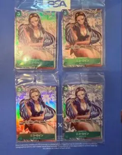 日本未配布　ヒロインズカップ　ニコロビン　プロモ　海外限定　絵違い　4枚