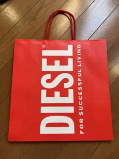 DIESEL 赤 ショッパー 2枚