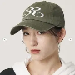 【新品】＜ER＞コットン ウォッシュ ロゴ キャップのサムネイル