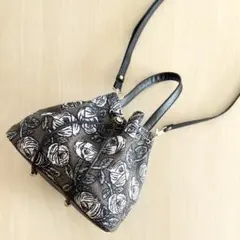 専用出品です。rosy blueボディバッグ ハンドメイド ミナペルホネン
