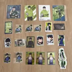 ブルーロック　潔世一　カード　ポストカード　ステッカー　ミニ色紙　まとめ売り