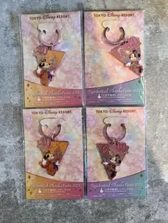 ディズニー　40周年キーホルダー　4個セット