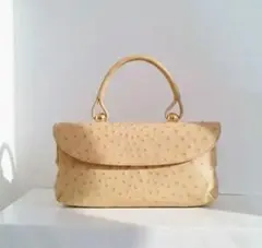 HAMANO ロイヤルモデル オーストリッチ ハンドバッグ フルポイント