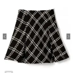 チェック ミニスカート