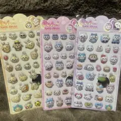 ちい　かわ　3Dシールセット　全７枚