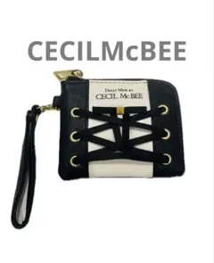 新品未使用 CECILMcBEE セシルマクビー パスケース 小銭入れ　訳あり