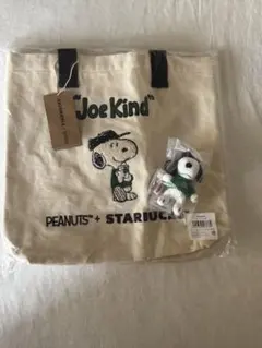 PEANUTS + STARBUCKS キャンバスショルダーバッグ