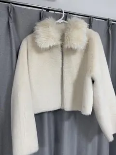 eimy istoire エイミー フェイクファーショートジャケット