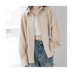 【当日発送】Heather スウェードBIGシャツ