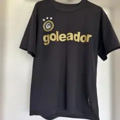 goleador プラクティスシャツ ブラック ゴールドのサムネイル