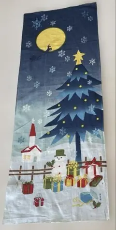 濱文様　手ぬぐい タペストリー クリスマス柄