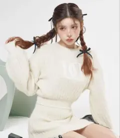 Darich キルティングロゴニットセットアップ